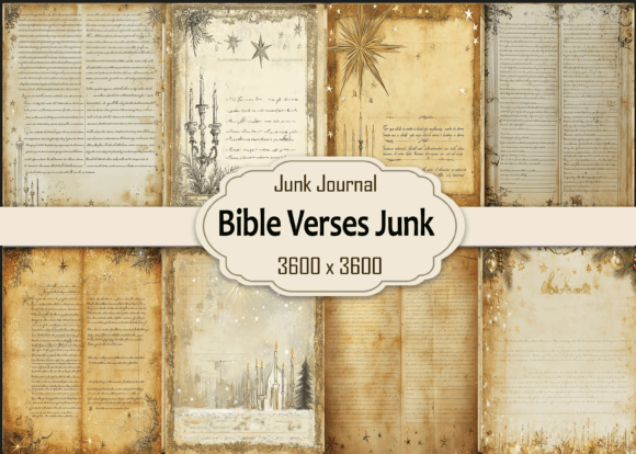 Bible Verses Junk Journal Page: A Digital Sanctuary for Creatives