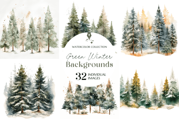 Elevate Your Winter Designs with a Green & Gold Palette