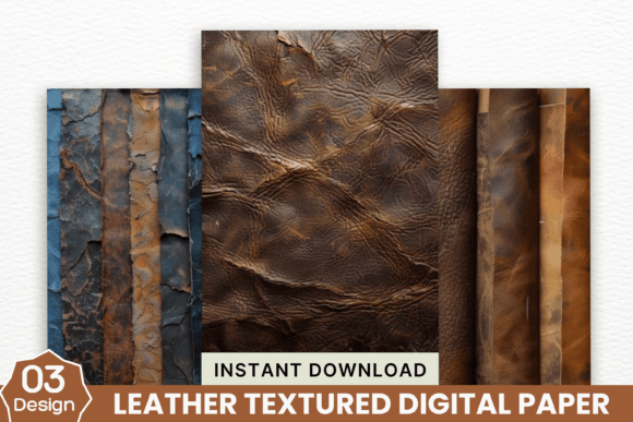 Leather Textured Digital Paper: A Rich Foundation for Creative Projects