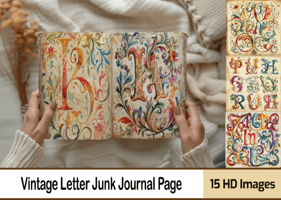 Timeless Elegance: Using Vintage Letter Junk Journal Page