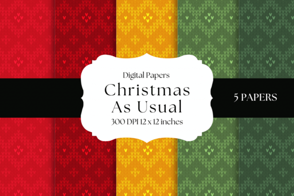 Timeless Holiday Design with Christmas As Usual Patterns
