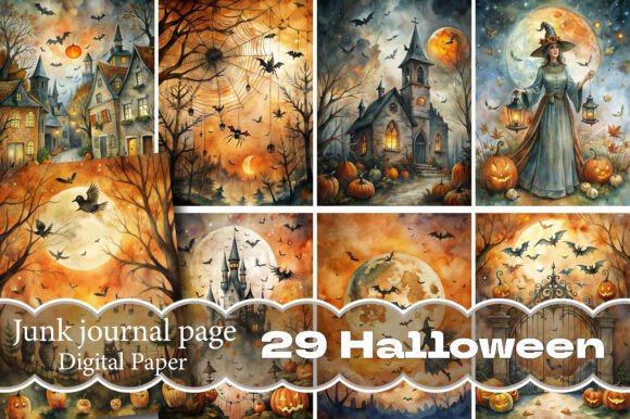 Unleash Your Creative Spirit with Halloween Junk Journal Pages