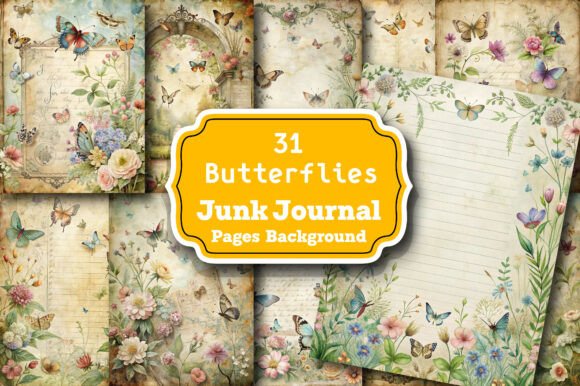 Unlocking Creativity: The Versatility of Butterflies Junk Journal Pages