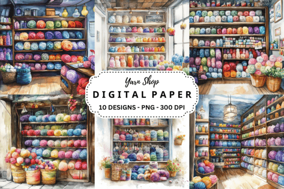 Watercolor Yarn Shop Background: A Creative's Guide to Texture and Warmth